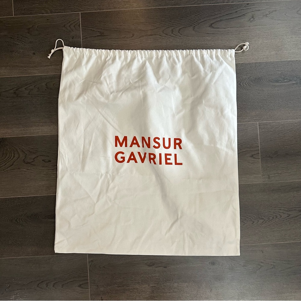 Brand new MANSUR GAVRIEL large dust bag